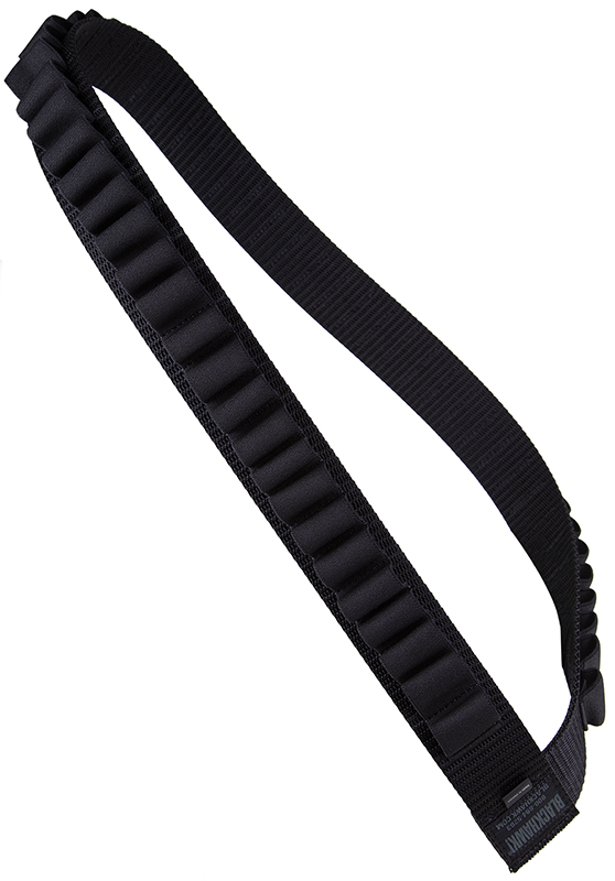Blackhawk 43SB55BK Shotgun Bandoleer Black Nylon 55rd Over The Shoulder Mount