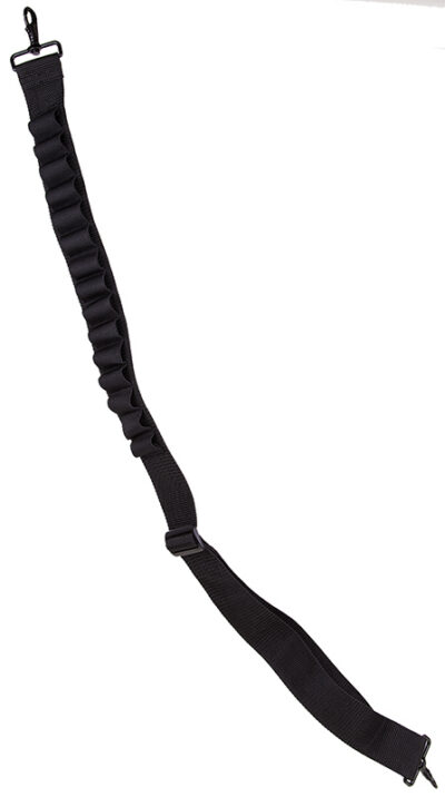 Blackhawk 43SS15BK Shotgun Shell Sling Black Nylon Webbing 2″ Wide Shell Loops Adjustable Two-Point Design