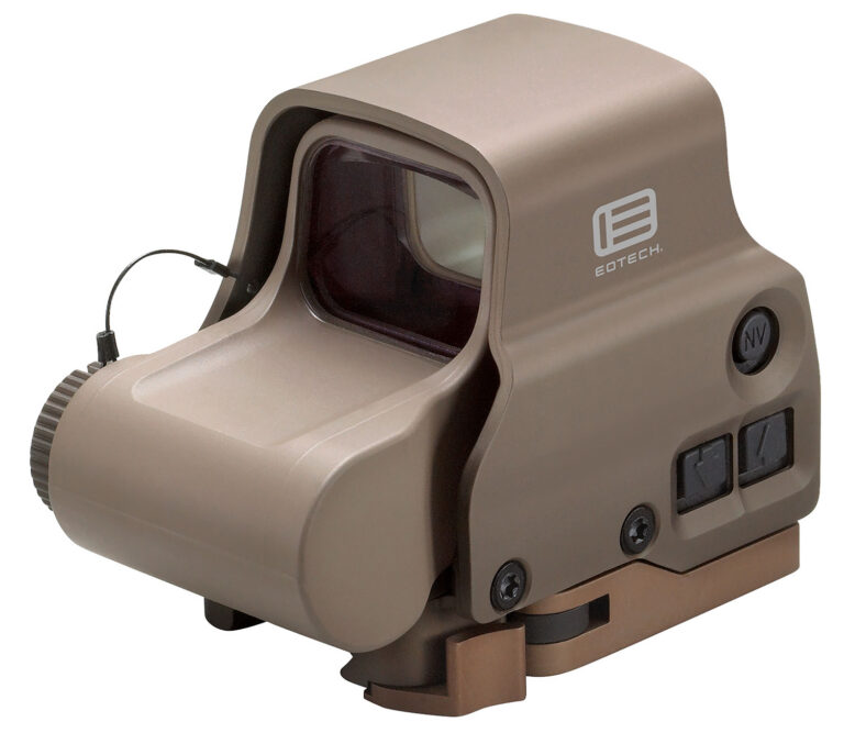 EOTech EXPS3-2 Holographic Red Dot Sight Tan 68MOA Ring with Two 1MOA Dots CR123 Battery