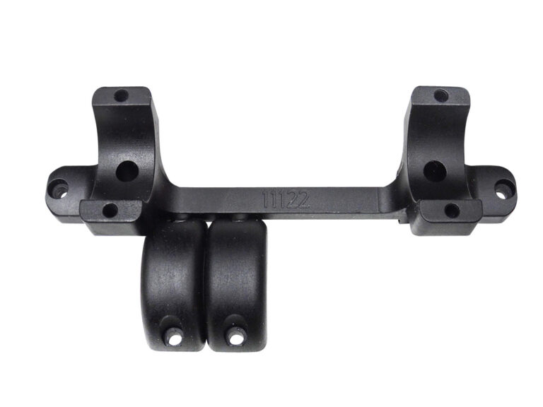 DNZ 11121 Game Reaper Scope Mount/Ring Combo Matte Black 1" Tube Fits TCA Venture/Compass Short Action Rifle, Medium Rings