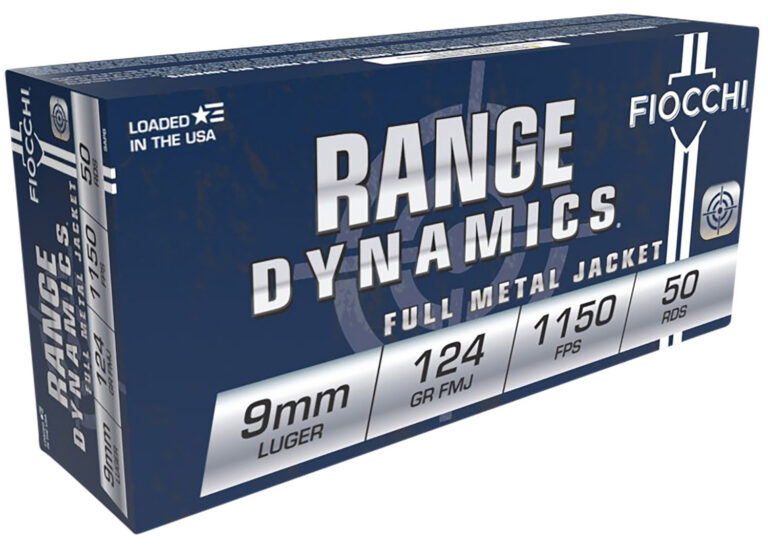 TRAINING DYNAMICS 9MM LUGER AMMO 9MM LUGER 124GR FULL METAL JACKET 50/BOX