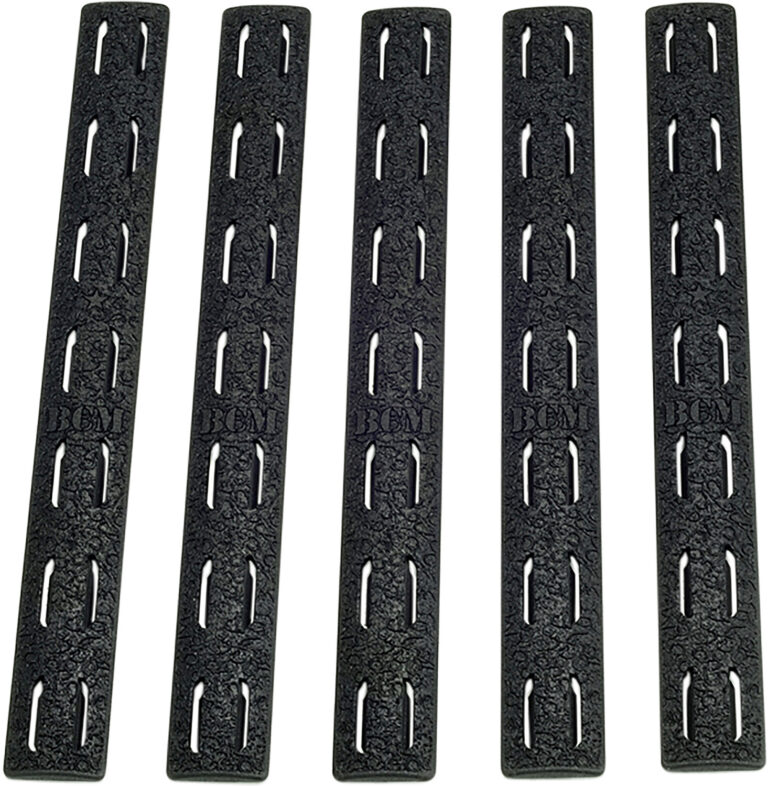 AR-15 KEYMOD RAIL PANEL KIT 5-PACK RUBBER RAIL PANEL KIT 5-PACK KEYMOD RUBBER BLACK 5.5''