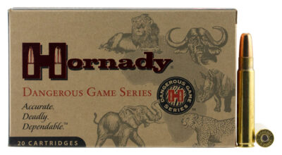 Hornady 82666 Dangerous Game  416 Ruger 400 gr Dangerous Game Solid 20 Bx/ 6 Cs