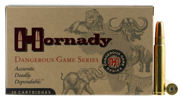 Hornady 82666 Dangerous Game  416 Ruger 400 gr Dangerous Game Solid 20 Bx/ 6 Cs