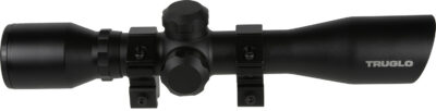 TruGlo TG8504BR Compact  Matte Black 4x32mm 1″ Tube Duplex Reticle