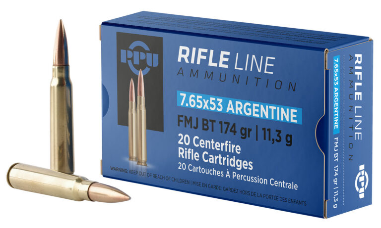 PPU PP7AF Metric Rifle  7.65x53mm Argentine 174 gr Full Metal Jacket (FMJ) 20 Bx