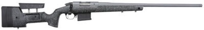 Bergara Rifles BPR2065MC Premier HMR Pro 6.5 Creedmoor 5+1 24″ Threaded Barrel, Tactical Gray Cerakote,  Black with Gray Fleck Stock