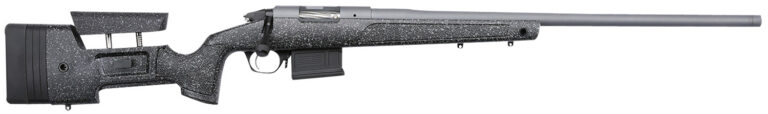 Bergara Rifles BPR2065MC Premier HMR Pro 6.5 Creedmoor 5+1 24" Threaded Barrel, Tactical Gray Cerakote,  Black with Gray Fleck Stock