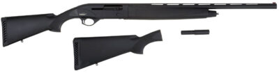 TriStar 24130 Viper G2 Combo Compact 20 Gauge Semi-Auto 3″ 5+1 24″ Black Vent Rib Barrel, Black Steel Receiver, Two Fixed Black Synthetic Stocks, Right Hand
