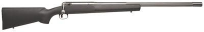 Savage Arms 18671 12 LRPV Full Size 6mm BR 1rd 26″ Matte Heavy Fluted Barrel, Matte Stainless Steel Receiver w/Picatinny Rail, Matte Black HS Precision w/V-Block Synthetic Stock, Right Hand