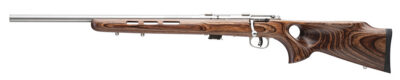 Savage 25795 Mark II BTV LH Bolt 22 Long Rifle 21″ 5+1 Laminate Thumbhole Brown