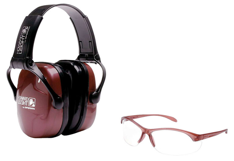Howard Leight R01727 Woman's Shooting Safety Combo 25 dB Over the Head Dusty Ros