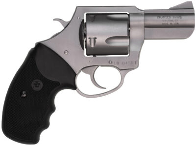 Charter Arms 74530 Bulldog  Extra Large 45 Colt (LC), 5 Shot 2.50″ Matte Stainless Steel Barrel, Cylinder & Frame w/Black Finger Grooved Rubber Grip