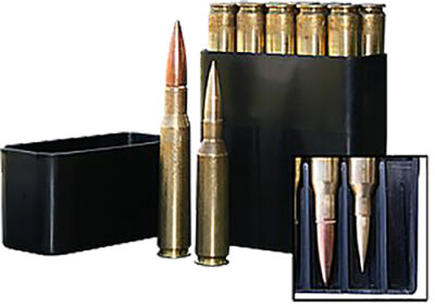 RIFLE AMMO BOXES SLIP TOP RIFLE AMMO BOX 416 BARRETT – 50 BMG 10 ROUND BLACK