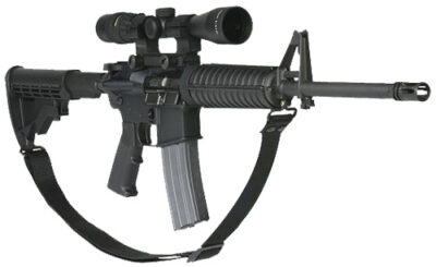 Max Ops SPT4 Duty Tactical Sling Black Webbing 11″ OAL Adjustable Two-Point Tactical
