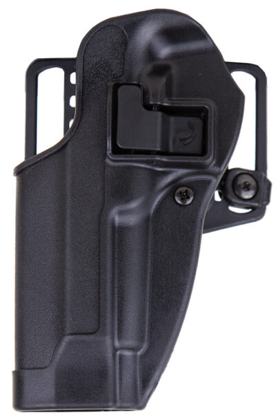 Blackhawk 410504BKL Serpa CQC  OWB Size 04 Matte Black Polymer Belt Loop/Paddle Compatible With Beretta 92/96/M9 Left Hand
