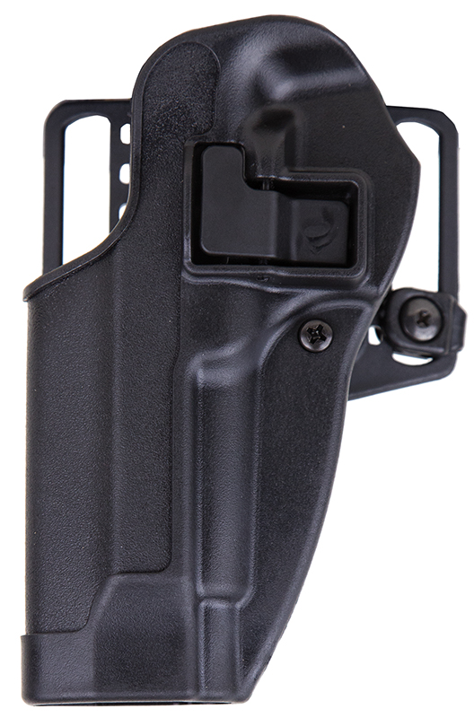 Blackhawk 410504BKL Serpa CQC OWB Size 04 Matte Black Polymer Belt Loop/Paddle Compatible With Beretta 92/96/M9 Left Hand