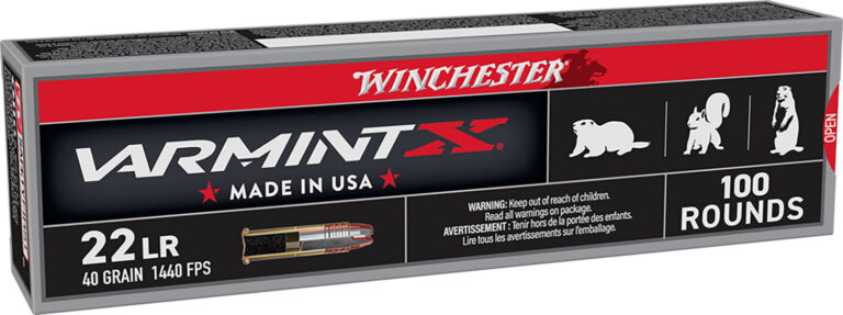 Winchester Hyper Speed Rimfire Ammo 22 LR 40 gr. Plated Lead HP 100 rd.