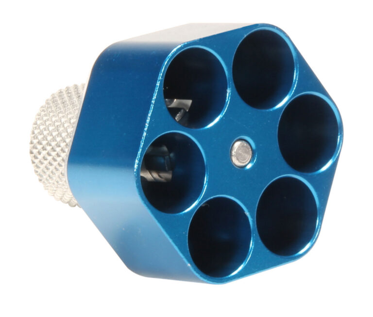 Pachmayr 02652 Competition Speedloader made of Aluminum with Blue Finish for S&W K Frame Holds up to 6rds