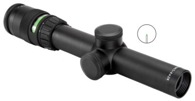 Trijicon 200057 AccuPoint  1-4x 24mm Obj 97.50-24.20 ft @ 100 yds FOV 30mm Tube
