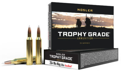 Nosler 60019 Trophy Grade  264 Win Mag 130 gr AccuBond 20 Bx/ 10 Cs