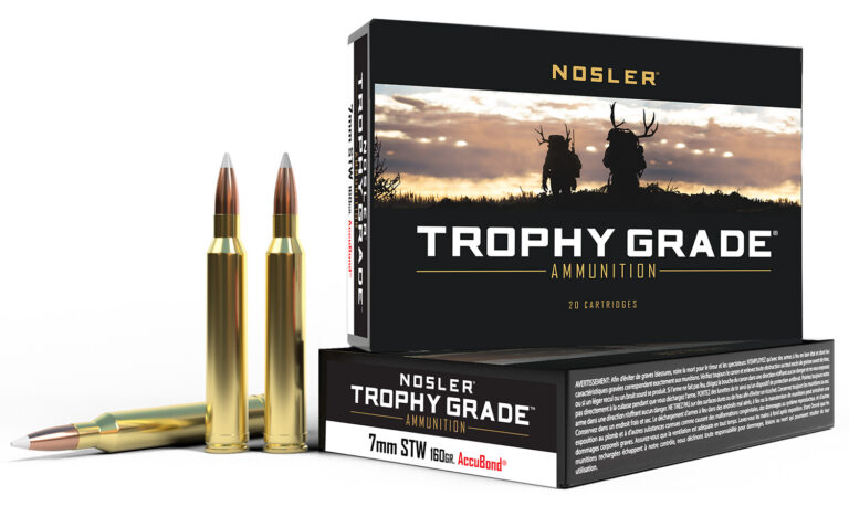 Nosler 60047 Trophy Grade 7mm STW 160 gr AccuBond 20 Bx/ 10 Cs