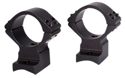 Talley 930734 Scope Mount/Ring Combo  Black Anodized 1″ Tube Weatherby Vanguard Low Rings