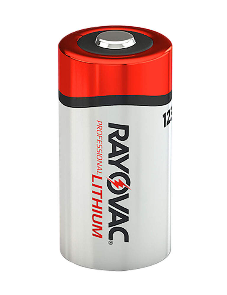 Rayovac RL123A2 123A Lithium Silver/Red 3 Volts 1,500 mAh (2) Single Pack