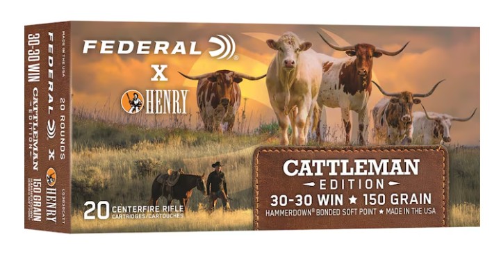 FED 3030 WIN 150GR HAMMERDOWN HENRY CATTLEMENS EDITION 20 LG3030CATT