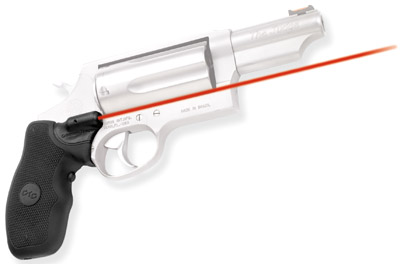 Crimson Trace 0124501 Lasergrips  Fits Taurus Judge/Tracker, Red Laser Black Polymer