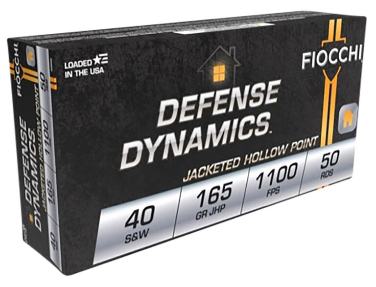 Fiocchi 40SWC Shooting Dynamics 40 S&W 165 gr Jacketed Hollow Point (JHP) 50 Bx