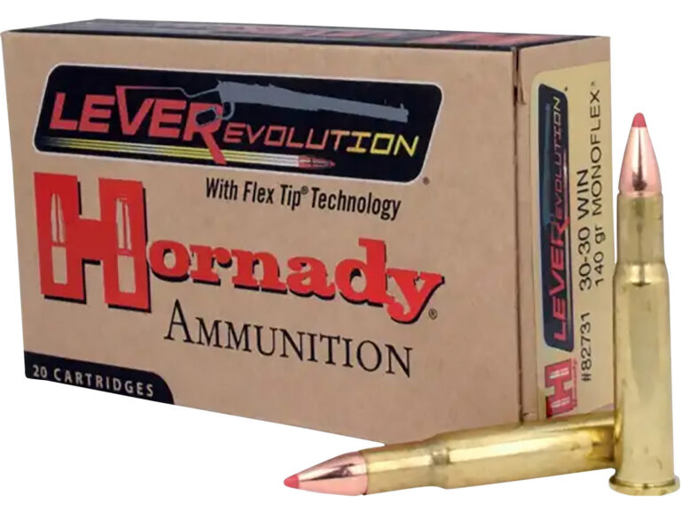 LEVEREVOLUTION® 30-30 WINCHESTER MONOFLEX POLYMER TIP RIFLE AMMO LEVEREVOLUTION 30-30 WIN 140GR MONOFLEX POLYMER TIP 20/BOX