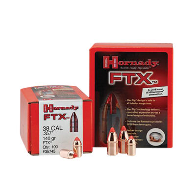 FTX® 38 CALIBER (0.357”) RIFLE BULLETS FTX® 38 CALIBER (0.357”) 140GR POLYMER TIPPED 100/BOX