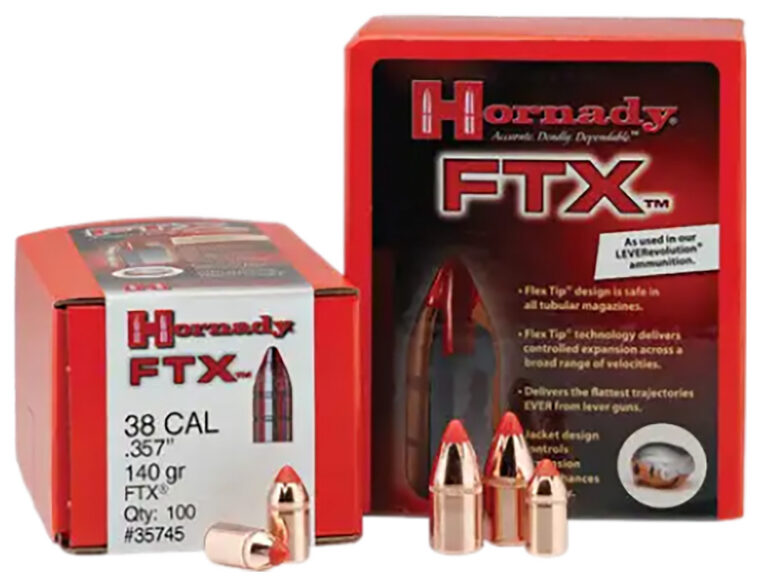 FTX® 44 CALIBER (.430'') RIFLE BULLETS FTX® 44 CALIBER (0.430'') 225GR POLYMER TIPPED 100/BOX