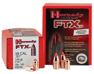 FTX® .45 CALIBER (.452”) PISTOL BULLETS FTX 45 CALIBER (0.452”) 225GR POLYMER TIPPED 100/BOX