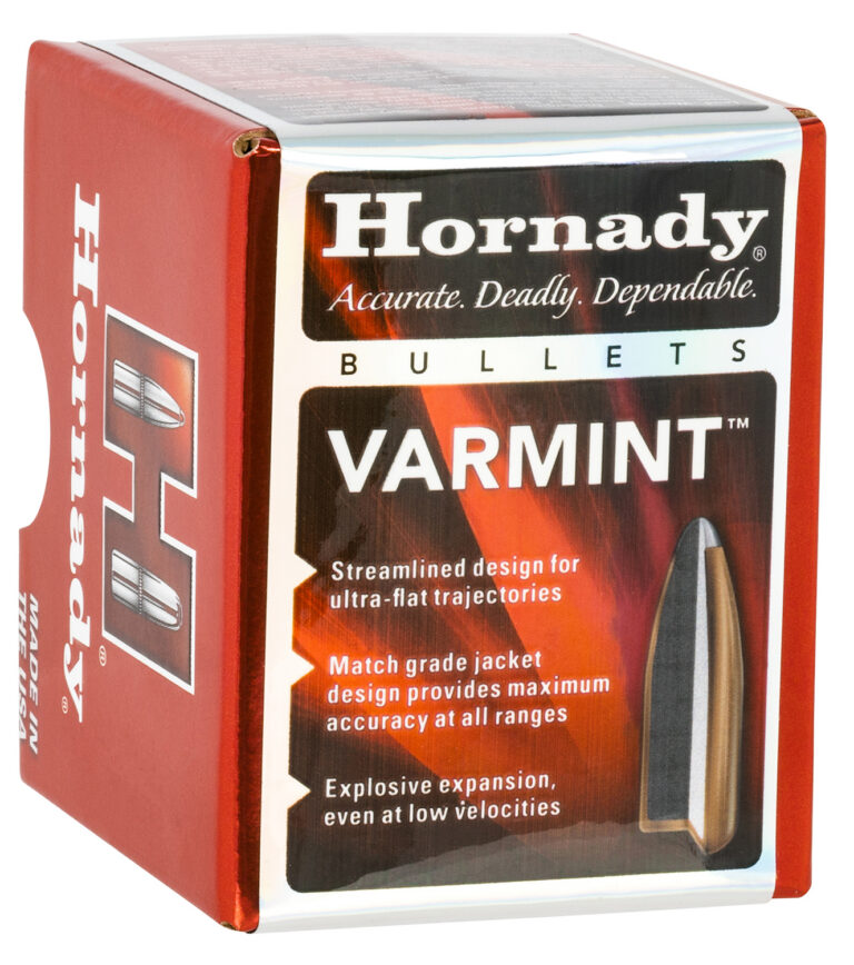 VARMINT 22 CALIBER (0.224') RIFLE BULLETS VARMINT .22 CALIBER (0.224'') 55GR SP W/CANNELURE 100/BOX