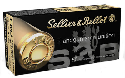 Sellier & Bellot SB32A Handgun 32 ACP 73 gr Full Metal Jacket 50 Per Box/ 40 Case