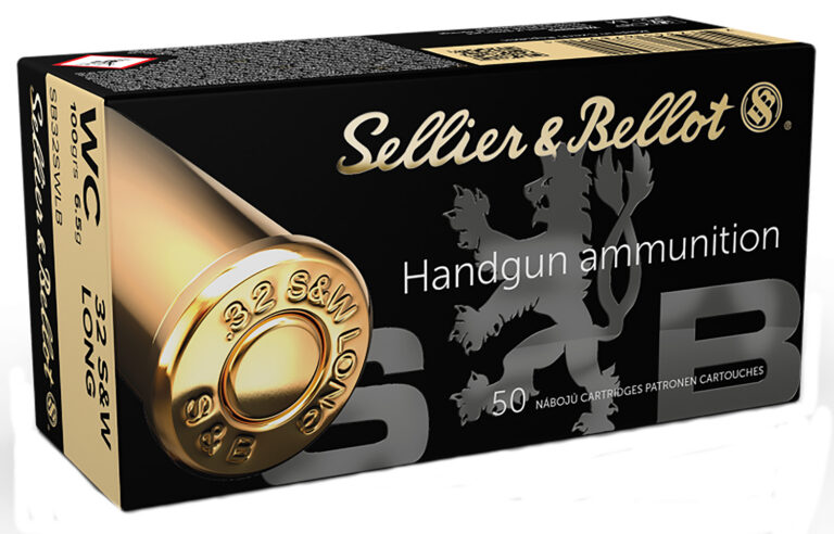 Sellier & Bellot SB32SWLB Handgun  32 S&W Long 100 gr Wadcutter (WC) 50 Bx/ 20 C