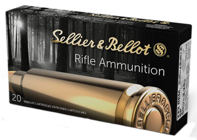 Sellier & Bellot SB222A Rifle  222 Rem 50 gr Soft Point (SP) 20 Bx/ 60 Cs