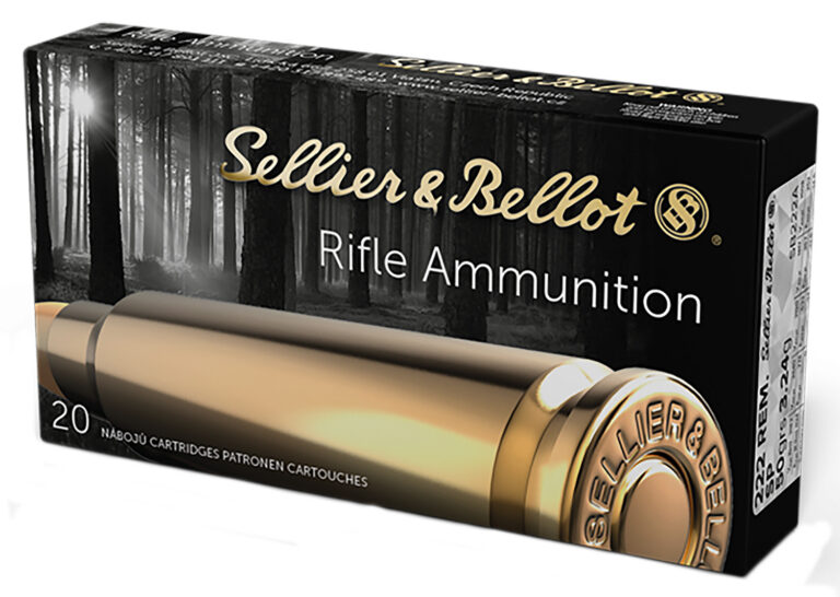 Sellier & Bellot SB222A Rifle 222 Rem 50 gr Soft Point (SP) 20 Bx/ 60 Cs