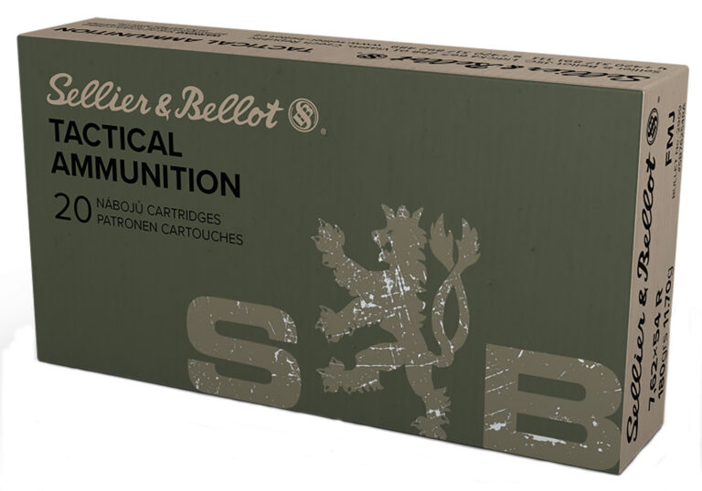 Sellier & Bellot SB76254RA Rifle 7.62x54mmR 180 gr Full Metal Jacket (FMJ) 20 B