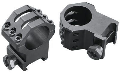Weaver Mounts 48353 Six-Hole Skeleton Rings  Matte Black 1″ Extra Extra High