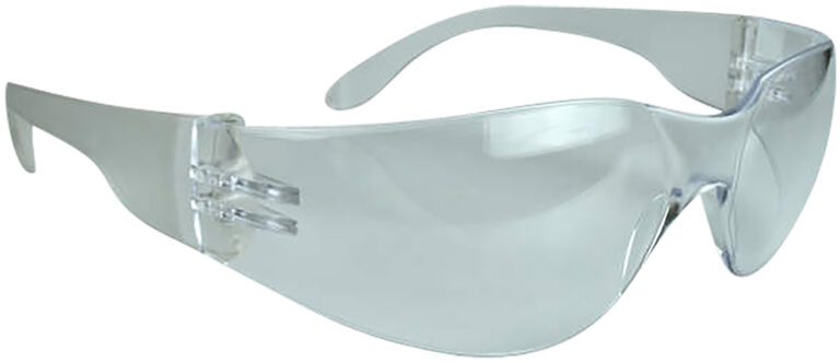 Radians MR0110ID Mirage Safety Eyewear Adult Clear Lens Polycarbonate Clear Frame