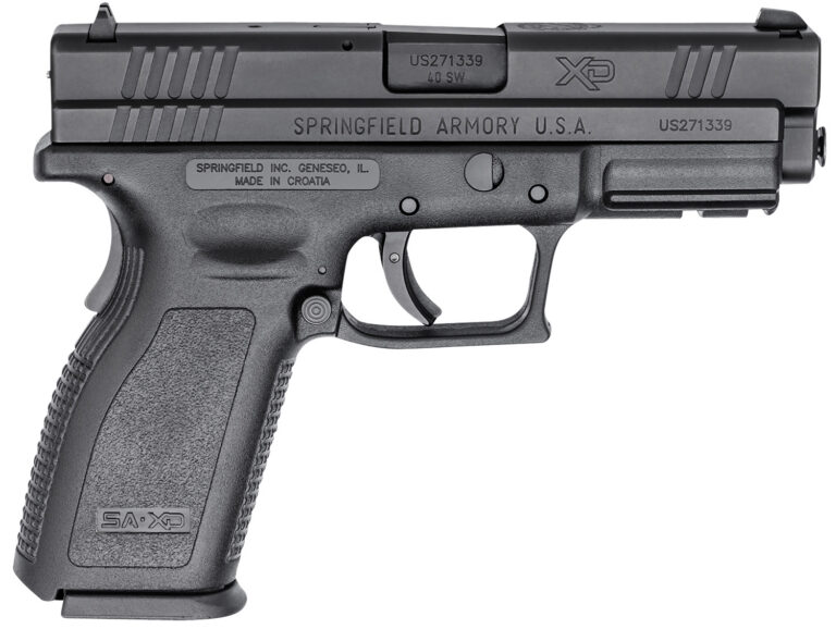 Springfield Armory XD9102 XD *CA Compliant 40 S&W 4" 10+1 Black Black Polymer Gr