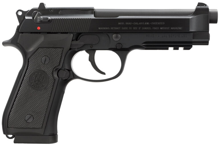 Beretta USA J9A4F11 96 A1 40 S&W 4.90" 10+1 Black Black Polymer