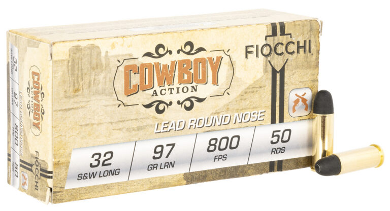 Fiocchi 32SWLL Specialty 32 S&W Long 97 gr Lead Round Nose (LRN) 50 Bx/ 20 Cs