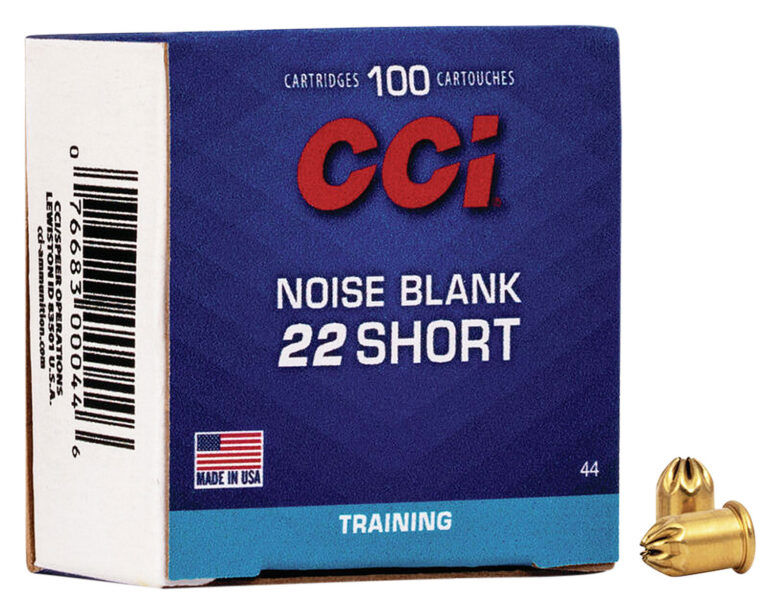 CCI Blank Paper Noise Blanks Rimfire Ammo 22 Short Blank 100 rd.