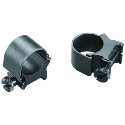 Weaver Mounts 49042 Detachable Top Mount Rings  Matte Black 1″ High