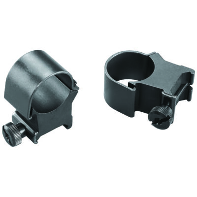 Weaver Mounts 49044 Detachable Top Mount Rings  Matte Black 1″ Extra High