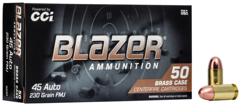 CCI 45AP 230GR BLZBRSS FMJ 50R